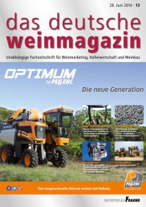 Titelseite des Magazins "Deutsches Weinmagazin"